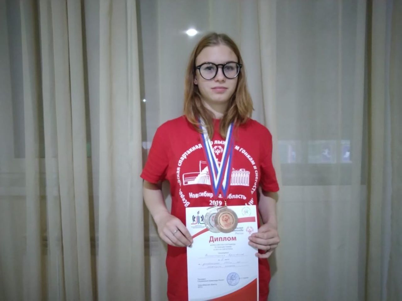 Юная лыжница из Серова завоевала медали на Всероссийской Спартакиаде Специальной Олимпиады