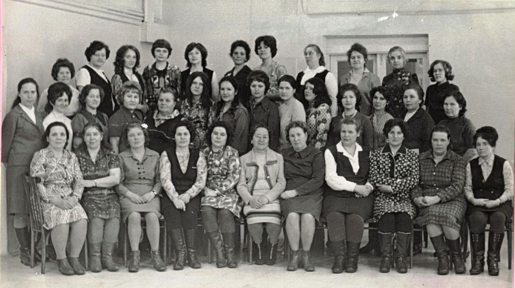 Коллектив ЦБС (1970-е годы). Фото предоставлено Мариной Демчук