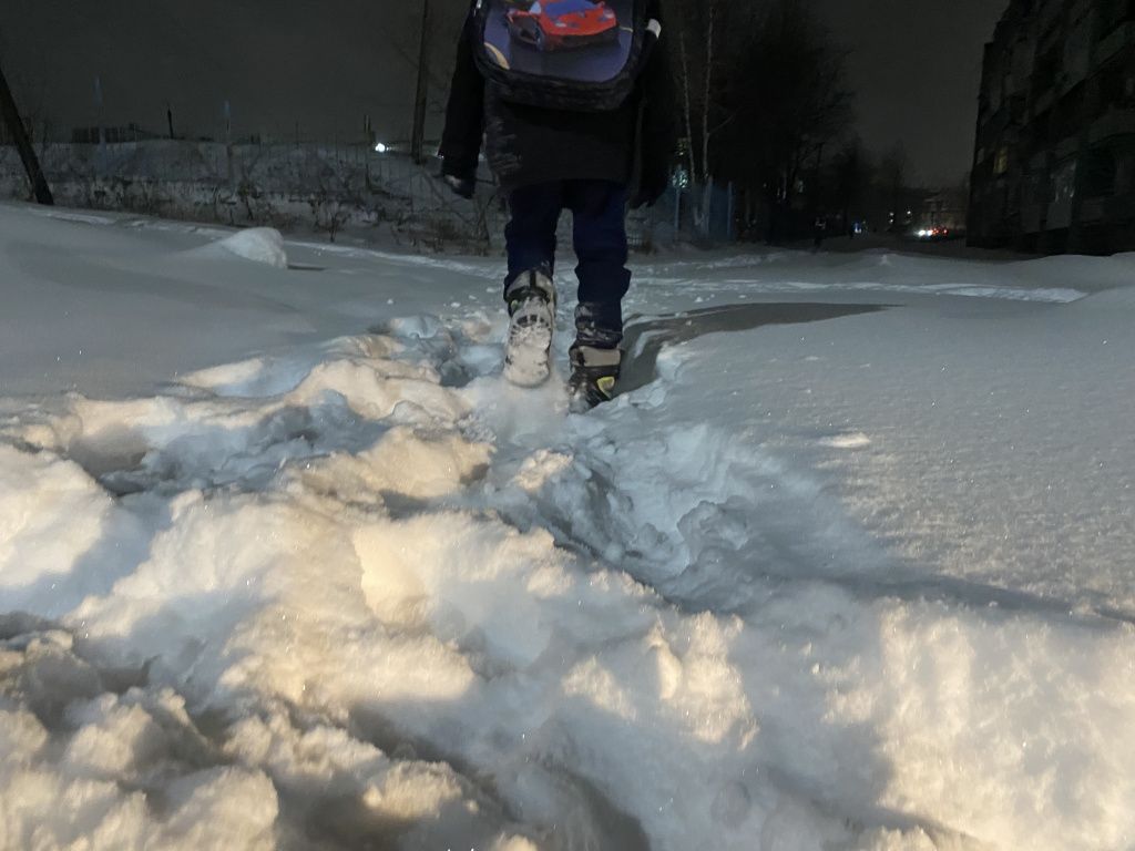 Последствия снегопада в Серове. Фото: Анна Куприянова, "Глобус"