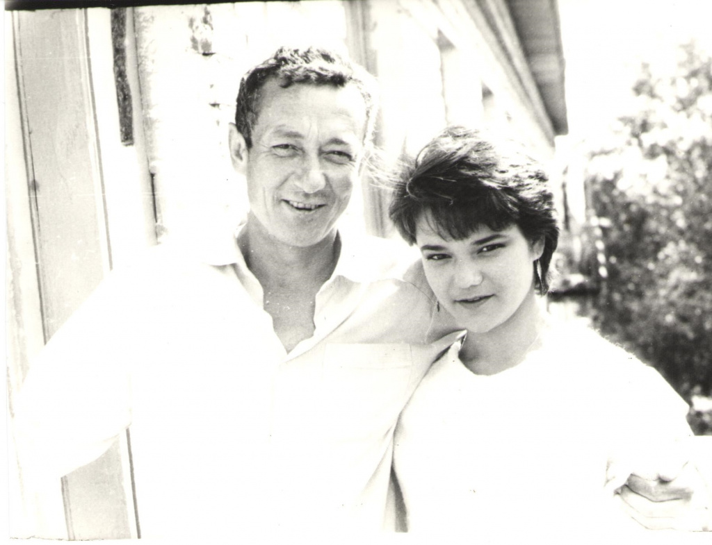 Геннадий Серафимович с дочерью Ларисой. Фото из личного архива Марины Демчук