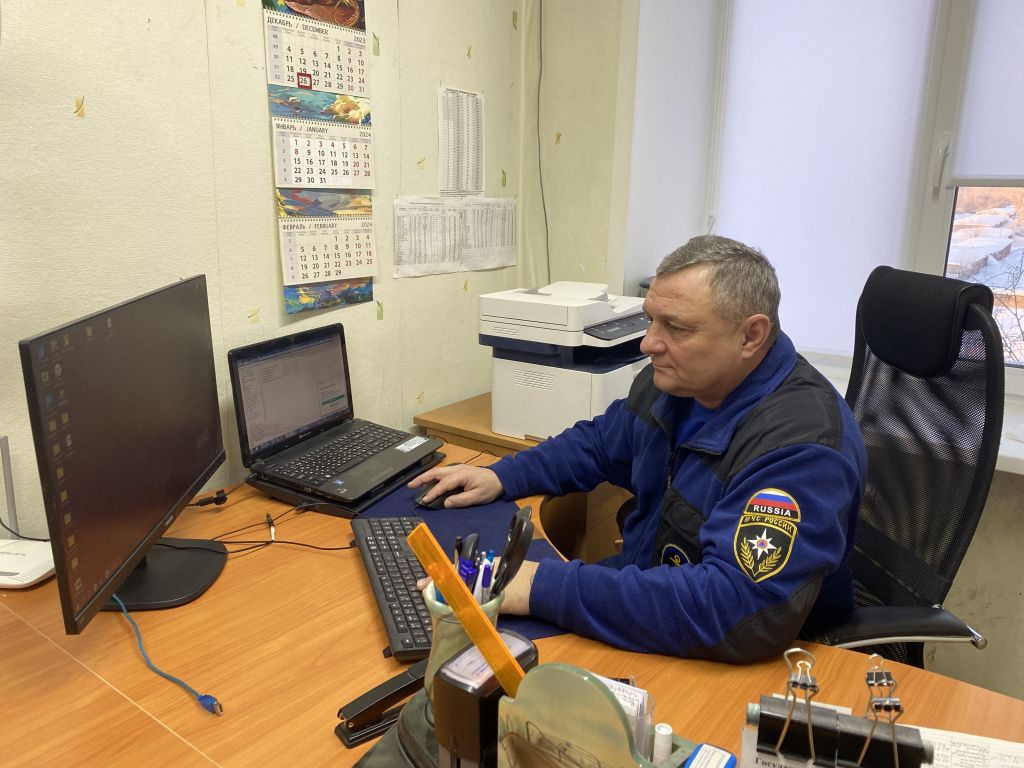 Андрей Мелешко работает в ГИМС с 2020 года. Фото: Анна Куприянова, "Глобус"