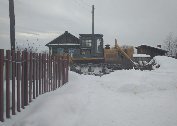 Власти Серова проложили зимник в село Филькино