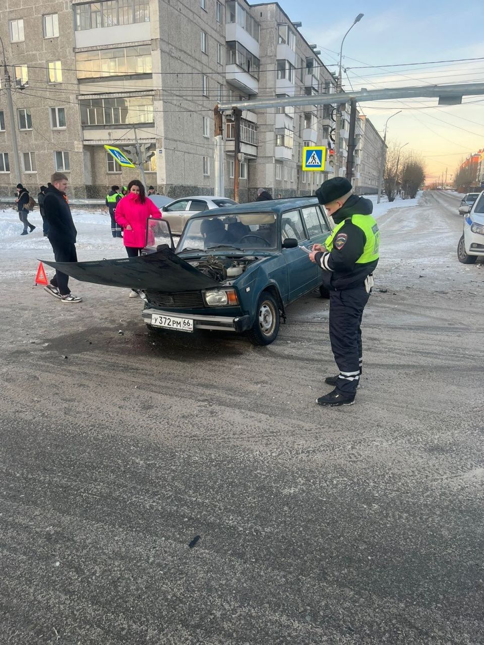 За два дня на одном и том же перекрестке в Серове произошло два ДТП