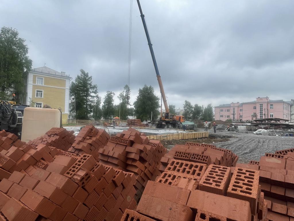 Как в Серове продвигается строительство дома для медиков
