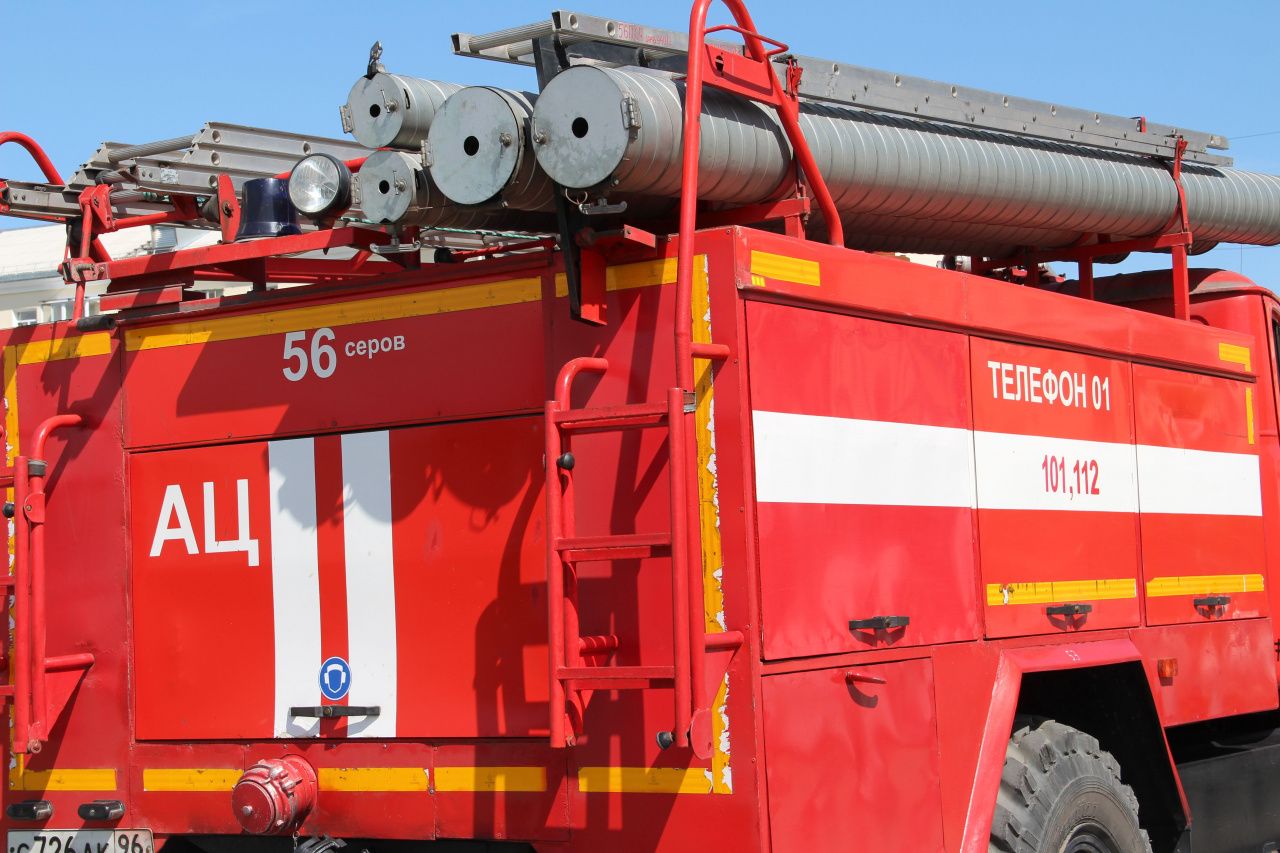 На Первом разъезде горело 300 «квадратов» травы