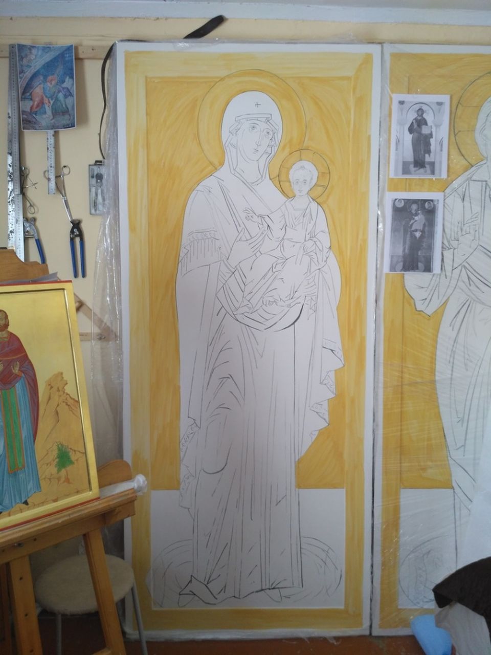 Скоро в серовском соборе появится рукописная икона Благовещения Пресвятой Богородицы