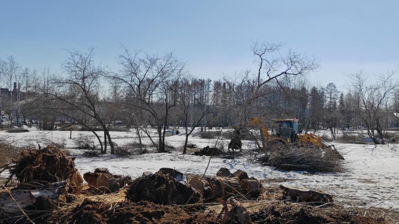 В Серове начался третий этап реконструкции сквера ДКМ
