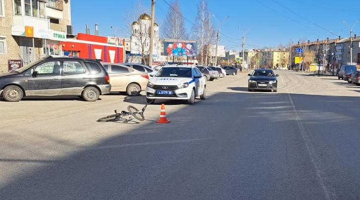В Серове на пешеходном переходе сбили ребенка с велосипедом