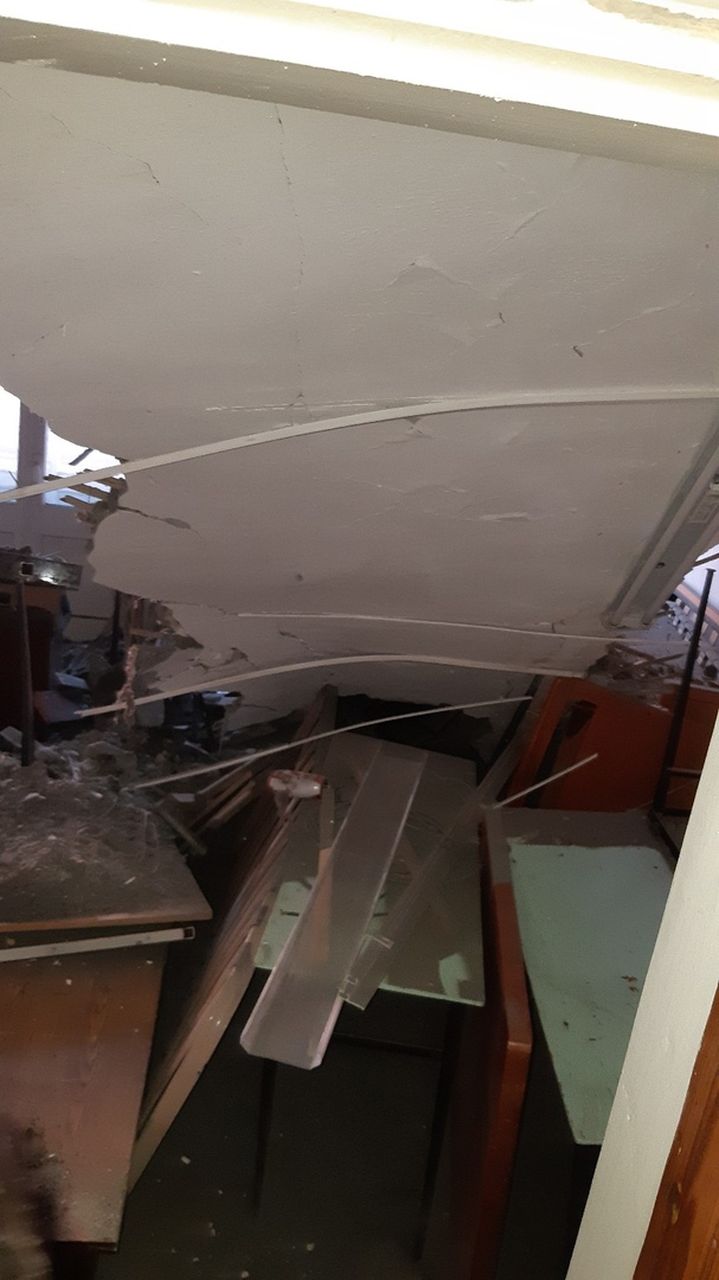 В общежитии индустриального колледжа Краснотурьинска обрушился потолок