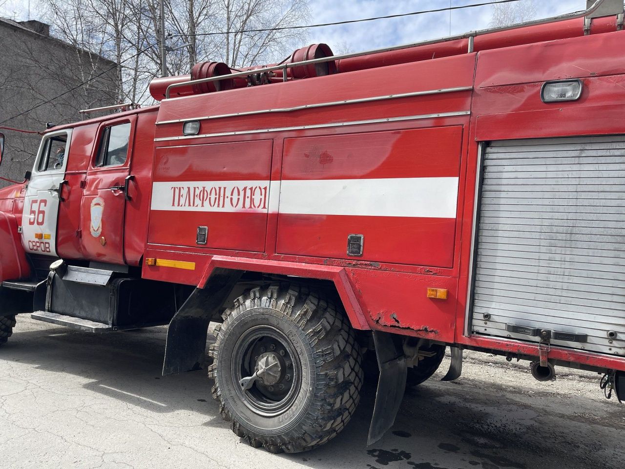 В воскресенье в Серове горели баня и гараж