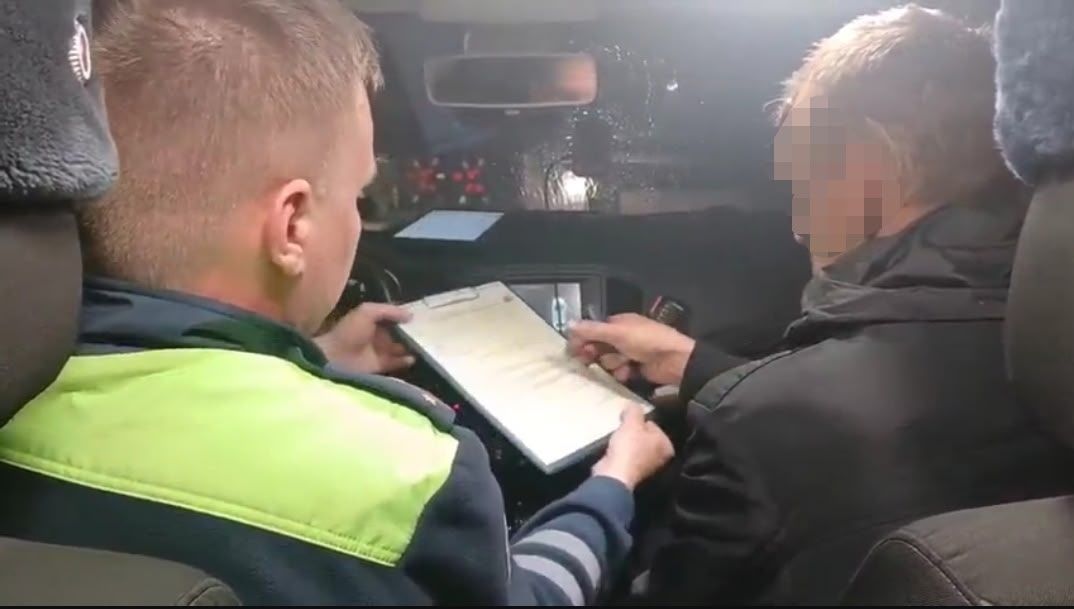 На улице Пристанционной выявили нетрезвого водителя без прав 