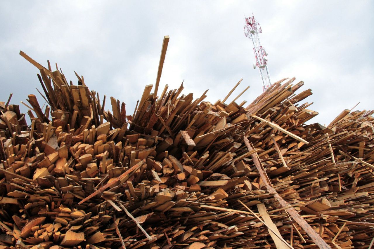 «Это – не мое». Серовского предпринимателя через суд обязали убрать отходы лесопиления на соседнем с ним участке