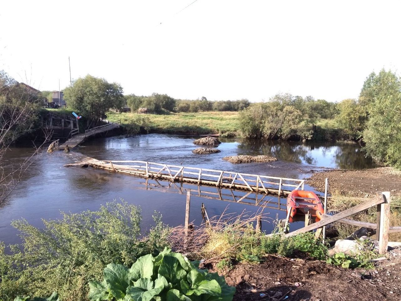 Сроки строительства моста в серовском Филькино перенесены. Работы не ведутся уже три недели