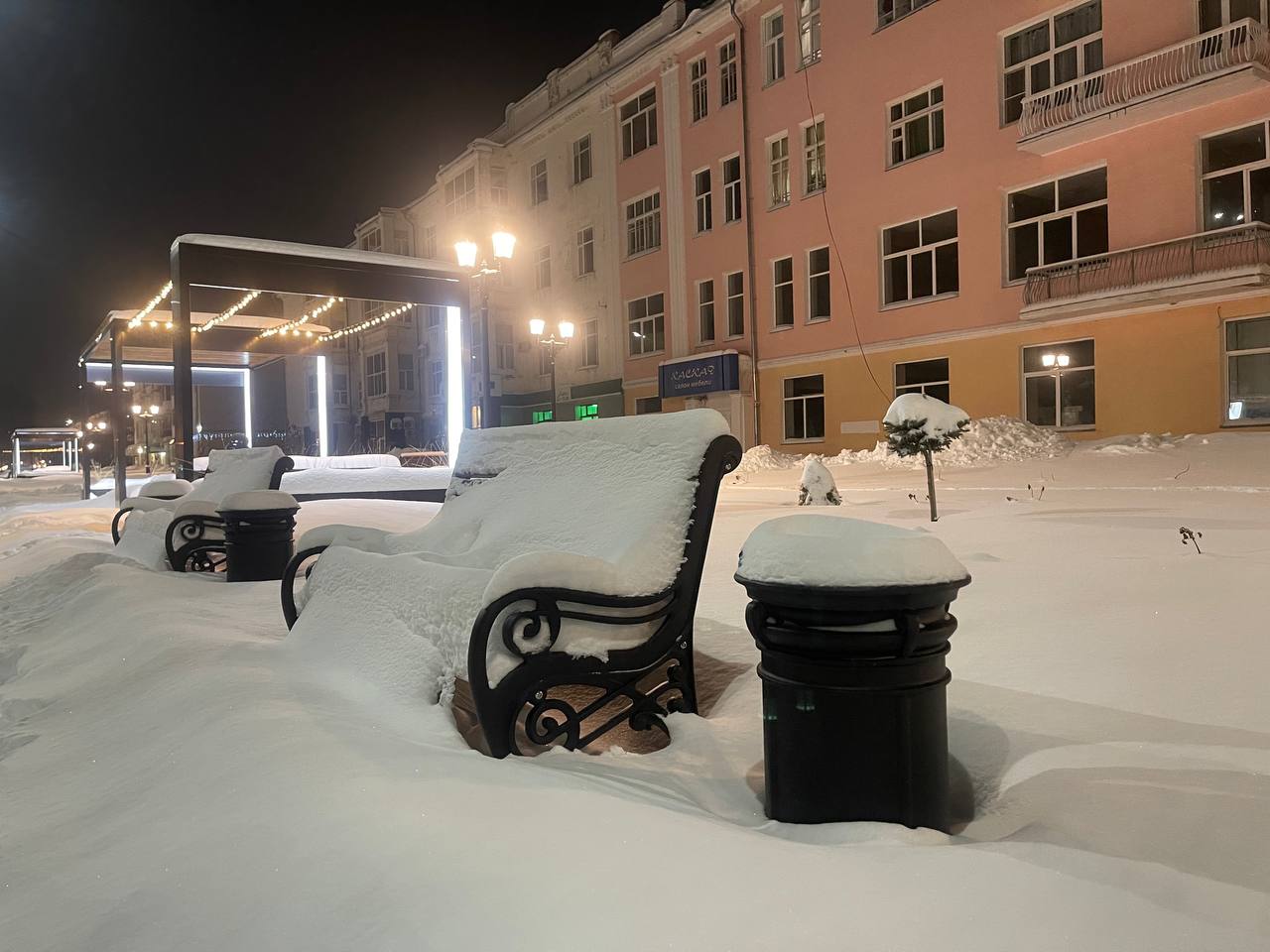 В новогоднюю ночь на севере области обещают умеренно морозную погоду