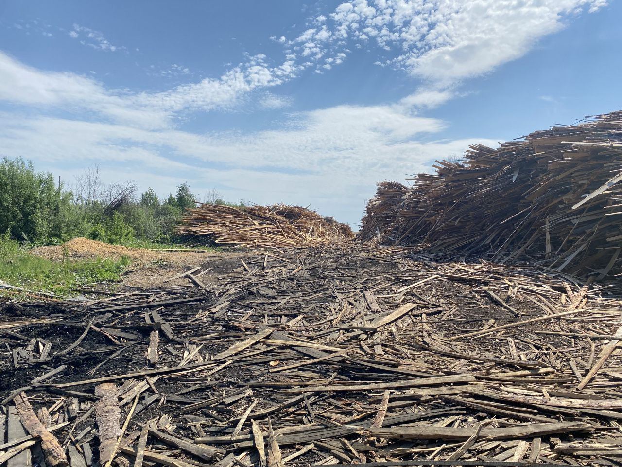 Прокуратура Серова подала в суд на мэрию из-за свалки горбыля и заставила убрать мусор под Новой Колой
