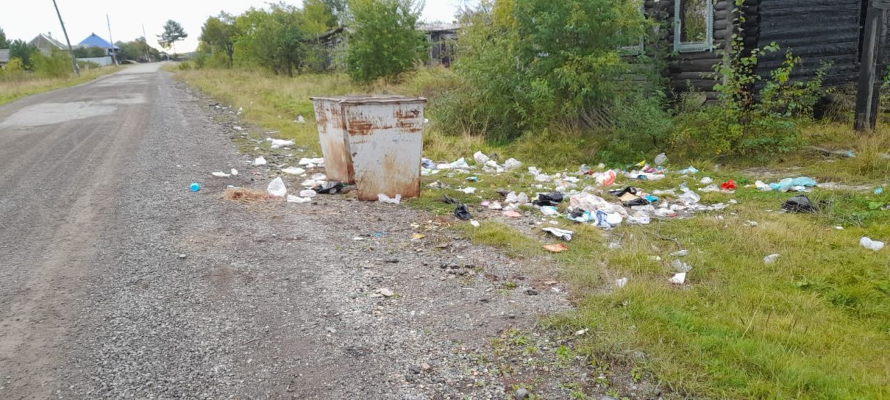 "Рифей" заявляет, что мусор с контейнерных площадок в Андриановичах должен убирать подрядчик, нанятый местной властью