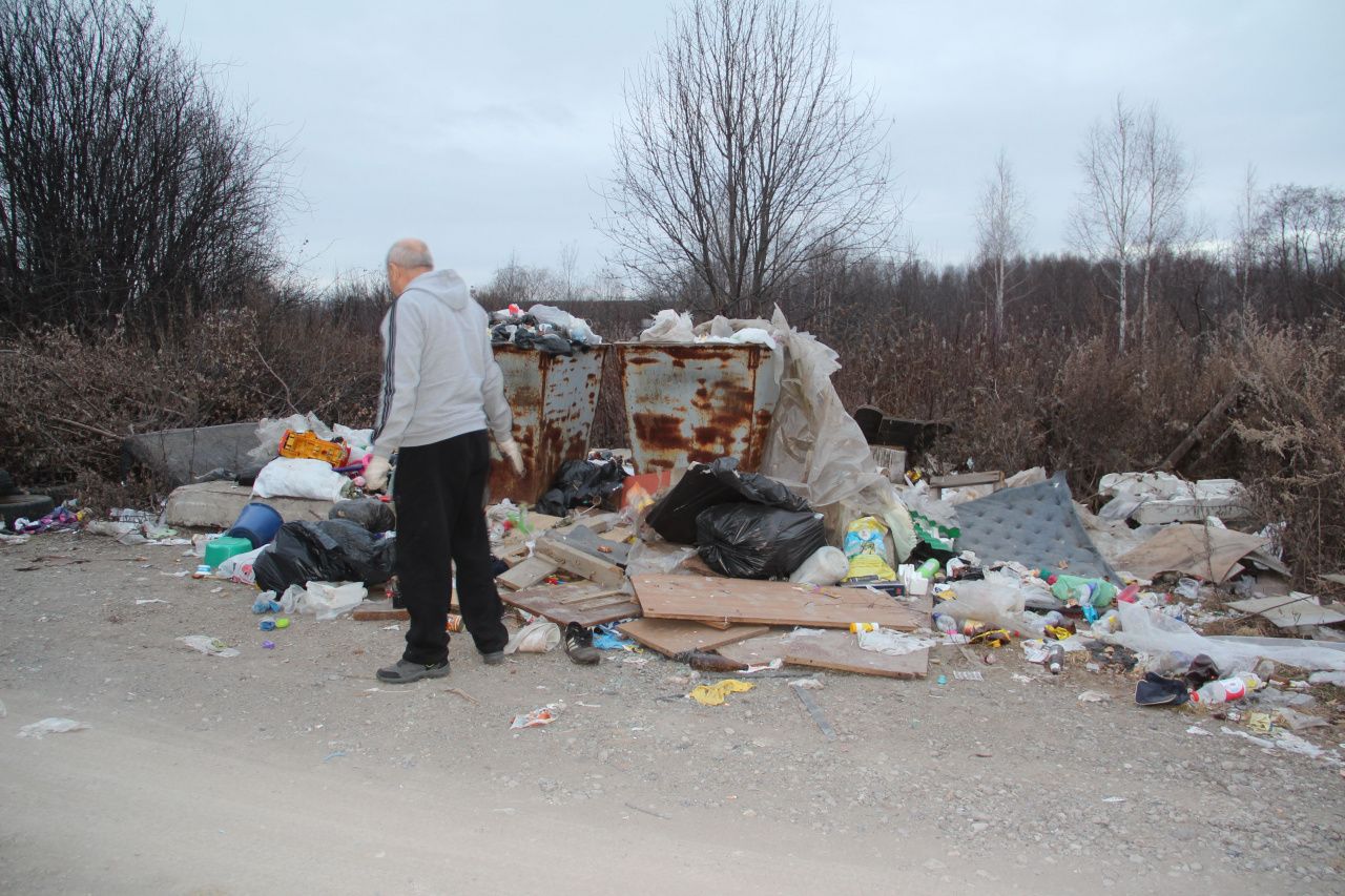 "Пускай к себе ставят, а здесь порядок наведут". Серовчанин недоволен соседством с мусорными контейнерами сада "Ягодка"
