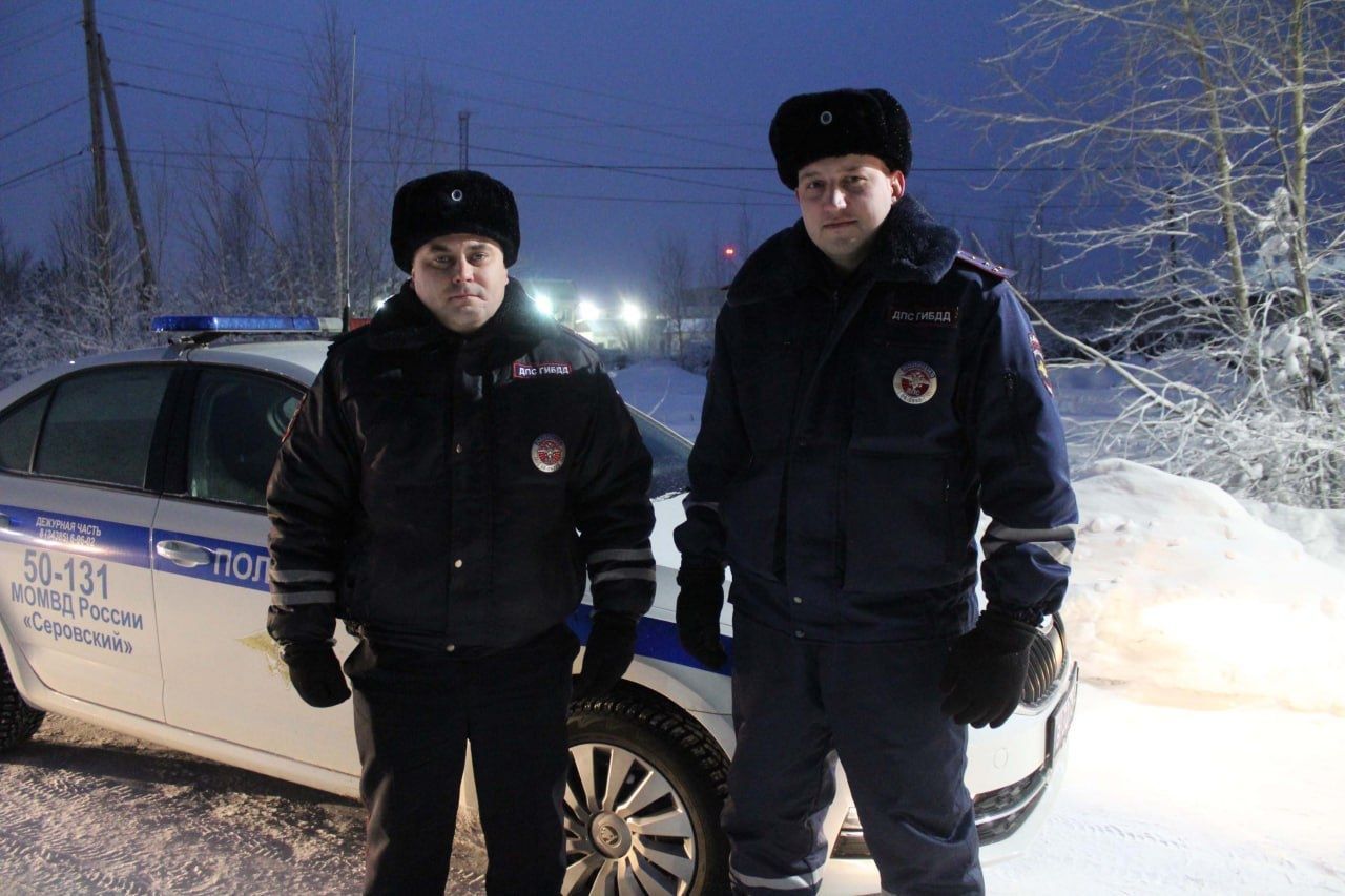 ГИБДД Серова возглавил патрульный, который помог выбраться женщине с двумя детьми из снежного плена