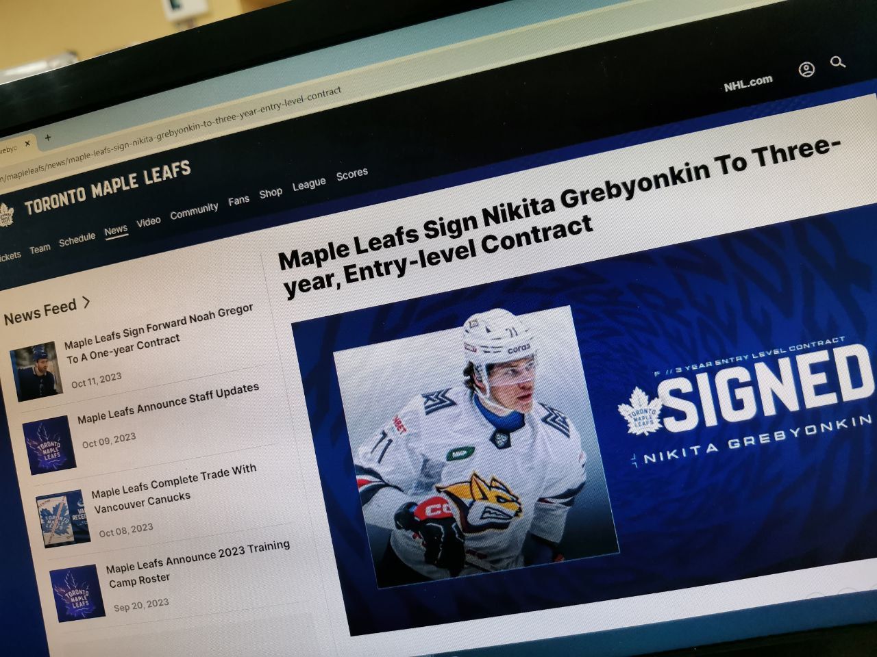 Имя первого в истории Серова игрока NHL внесут на Аллею спортивной славы