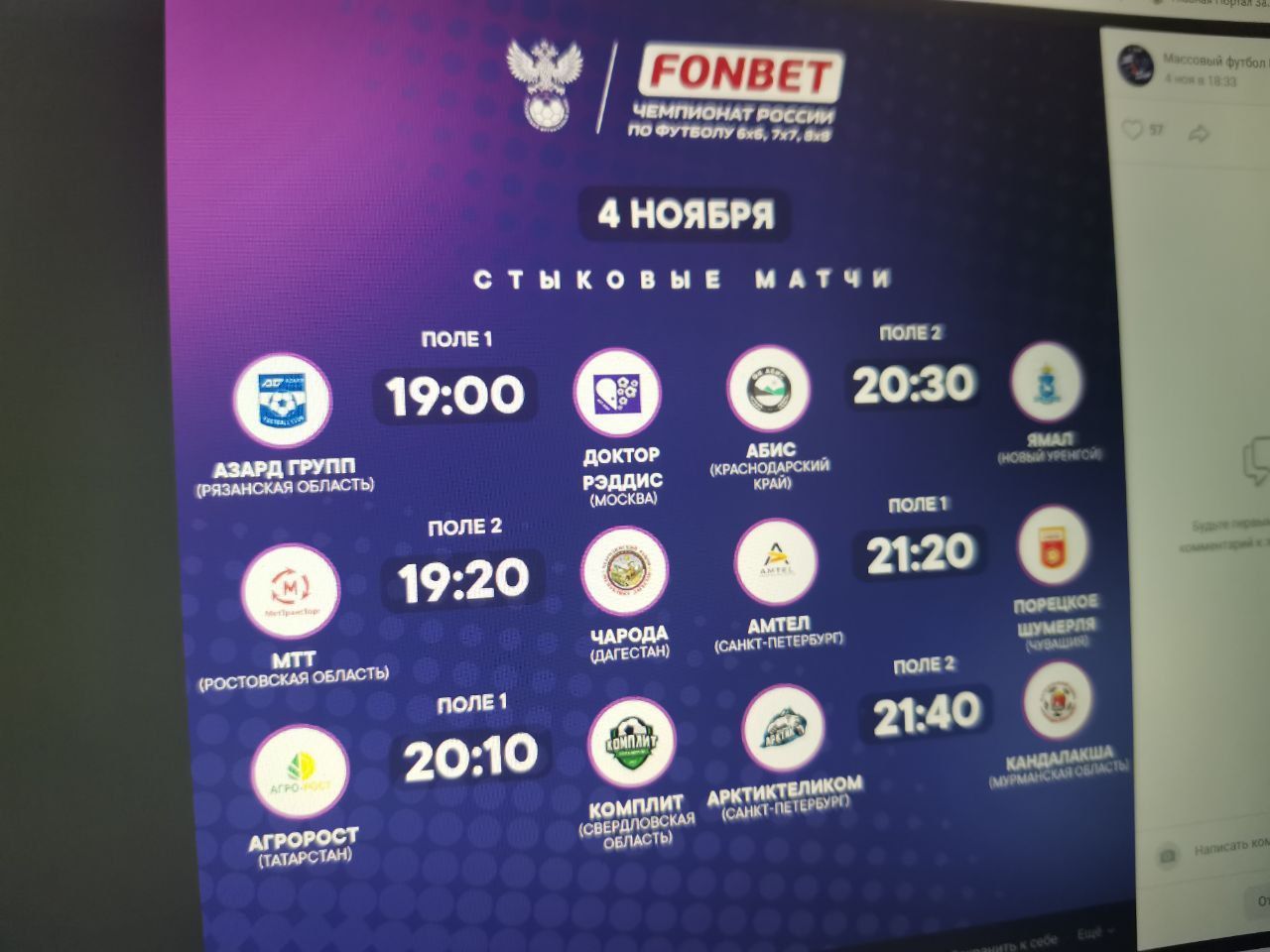 Серовчане выступили на чемпионате России по футболу 8х8