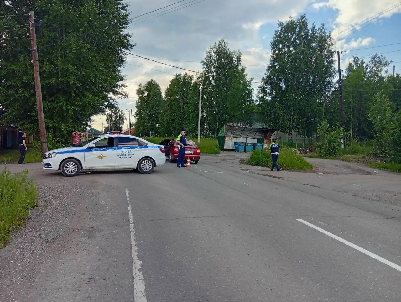 В Серове иномарка наехала на юного велосипедиста