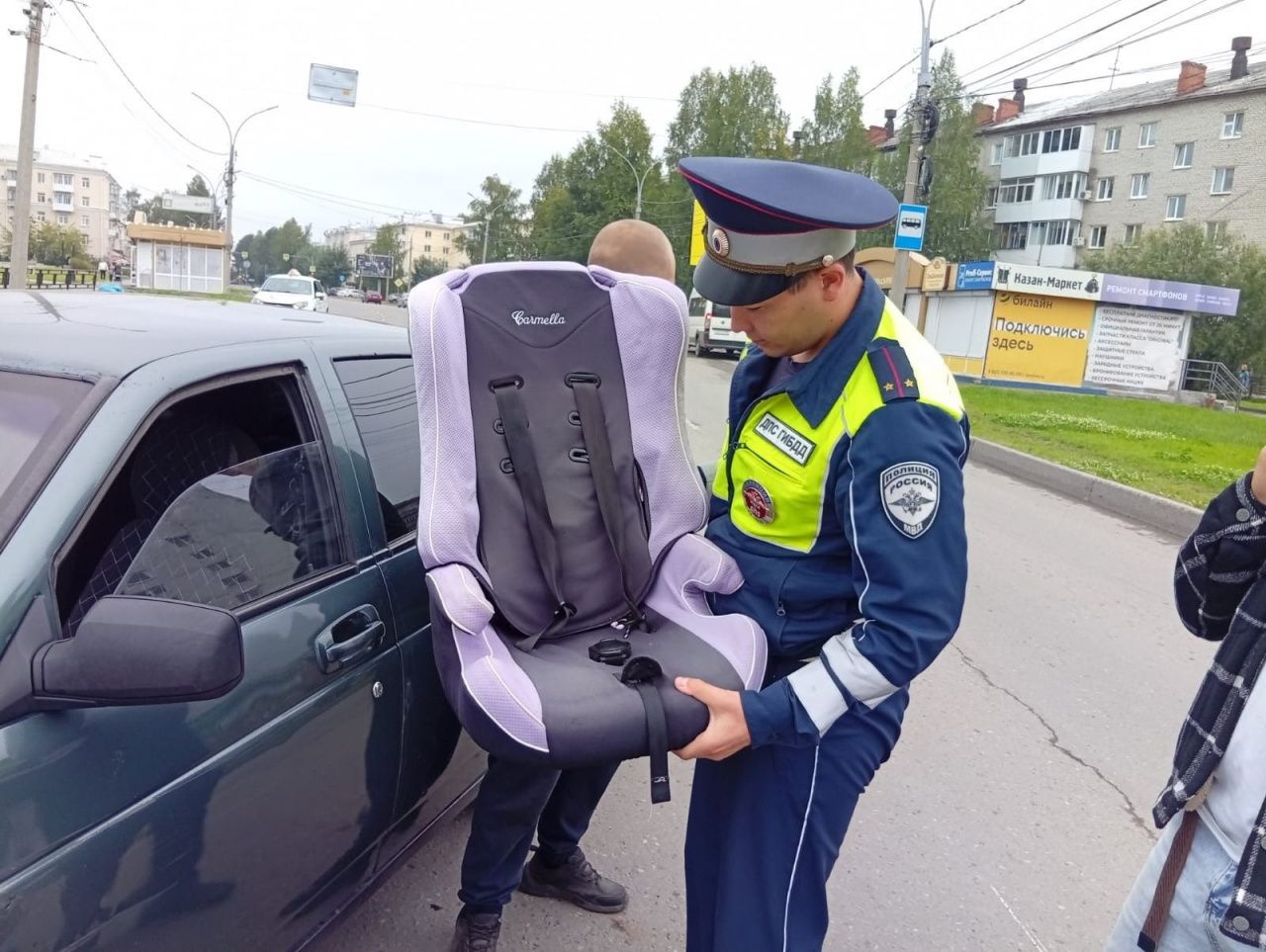 В столкновении автомобилей на перекрестке в центре Серова пострадал ребенок