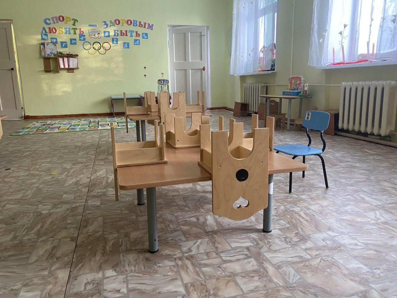 Детский сад "Одуванчик" закрыт на ремонт. Воспитанников перевели в более теплое учреждение