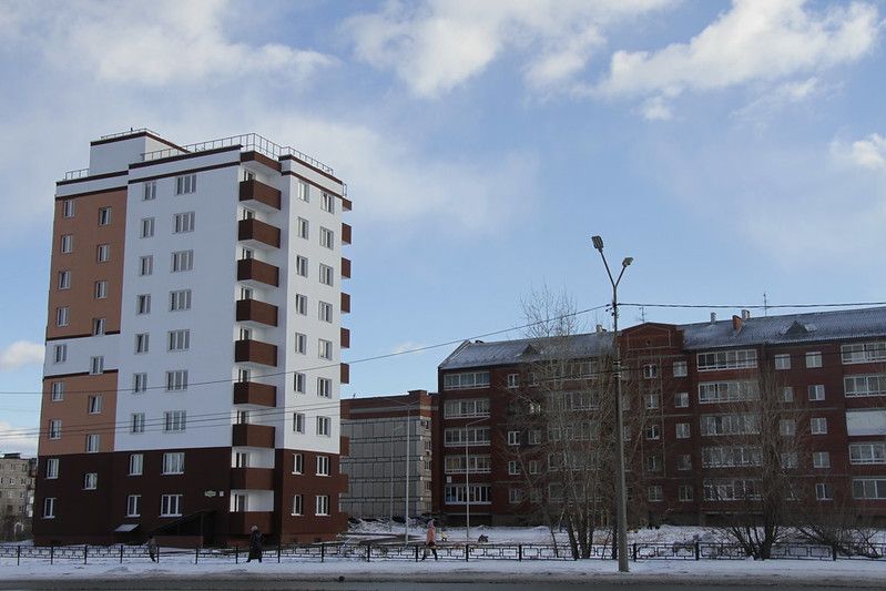 В новостройке №186 по улице Ленина еще не до конца распределили квартиры