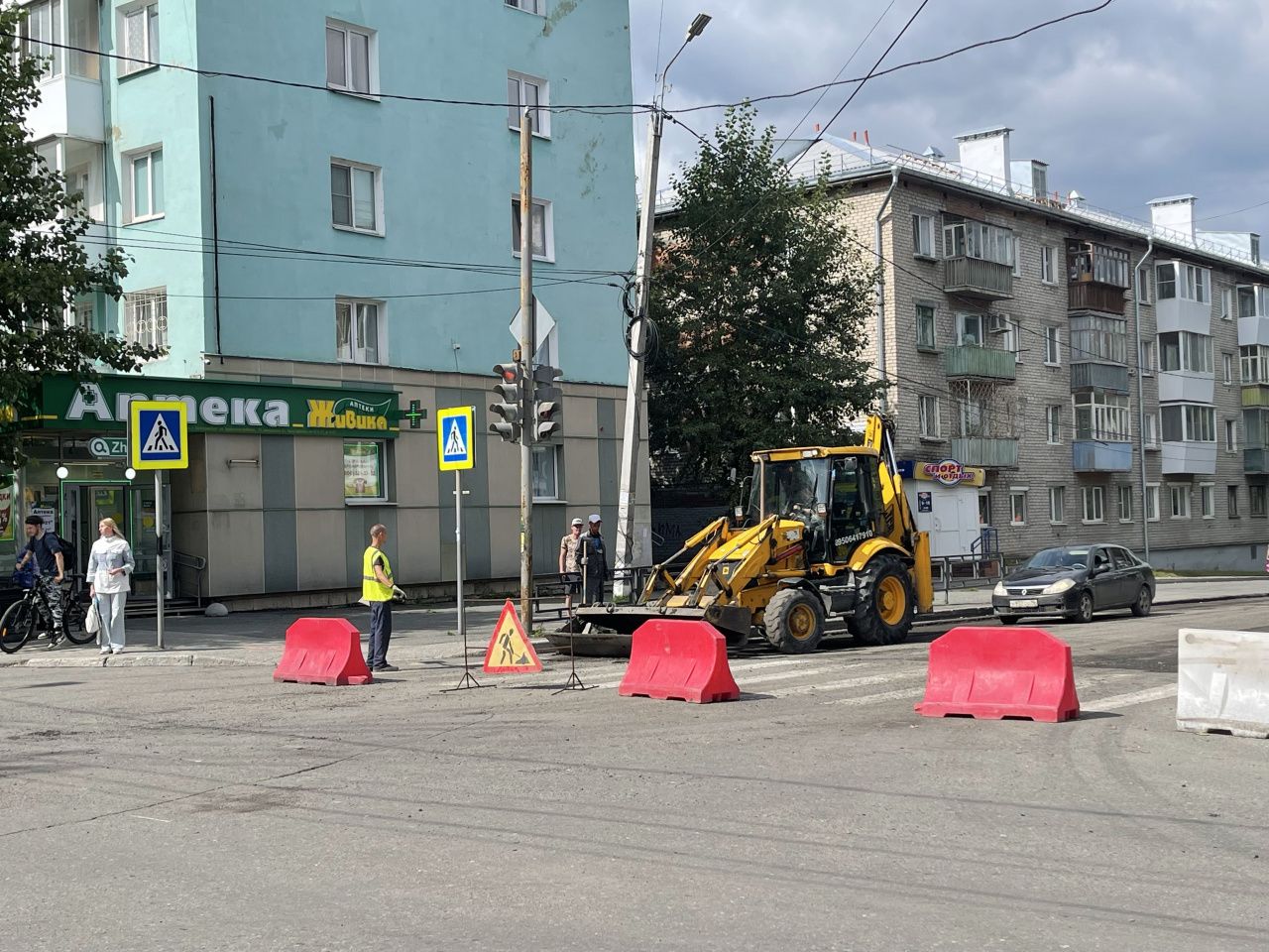 В Серове начался ремонт улицы Льва Толстого