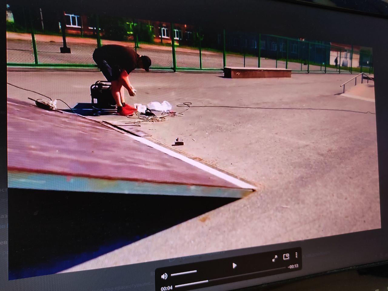 В скейт-парке Серова ремонтируют фигуры