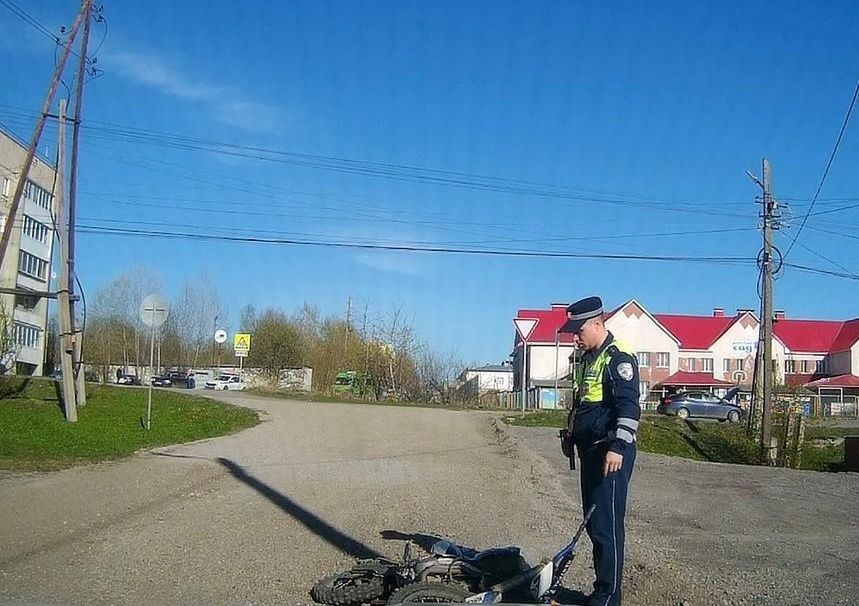 ГАИ Серова поймала ребенка за рулем питбайка