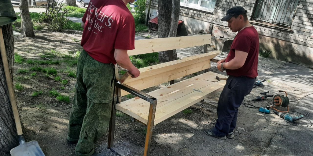 Скамейки для придомовой территории