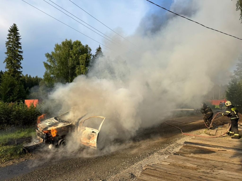 Пожар в коллективном саду произошел 24 июля. Фото предоставлено 56-й ПСЧ