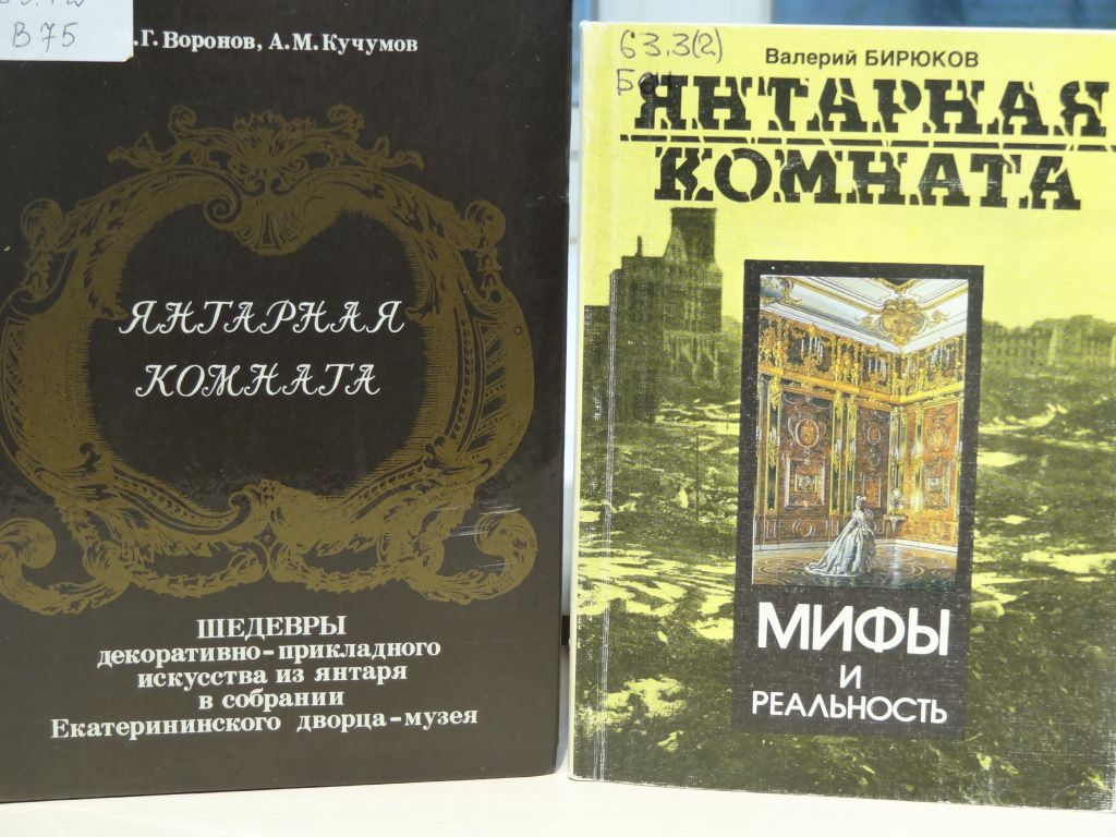 Книги про Янтарную комнату можно взять в Центральной городской библиотеке. Фото: Марина Демчук