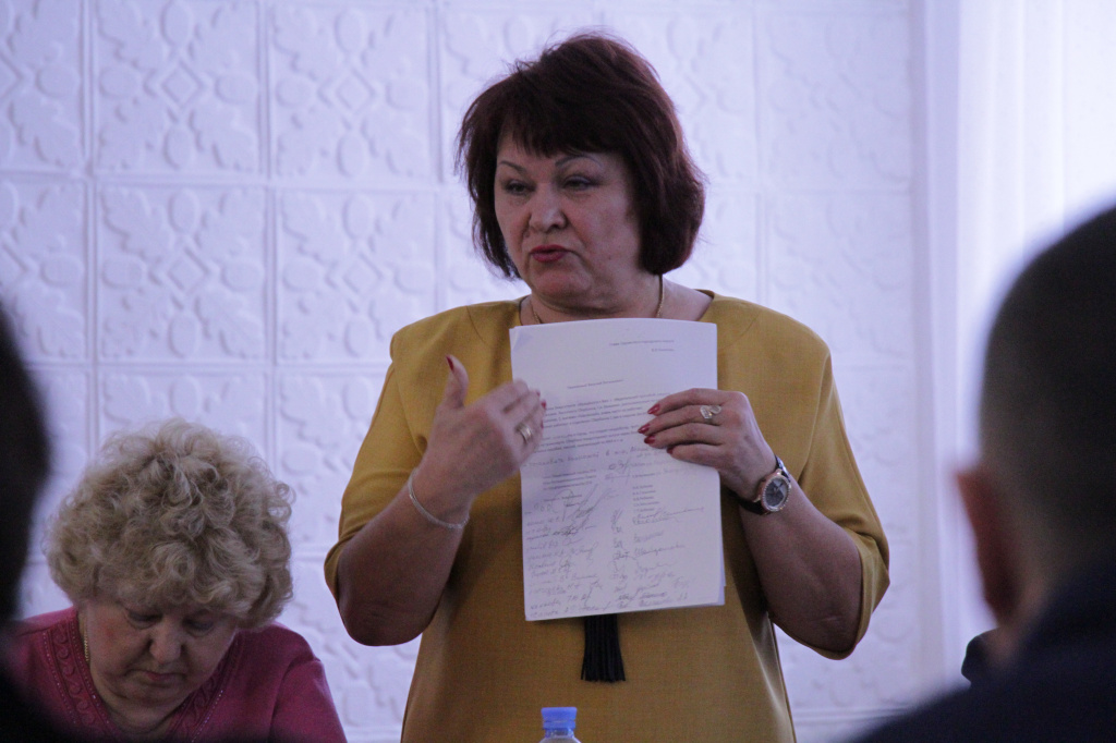 Светлана Гузь отметила, что ни на одно из писем не был получен положительный ответ. Фото: Константин Бобылев, "Глобус".