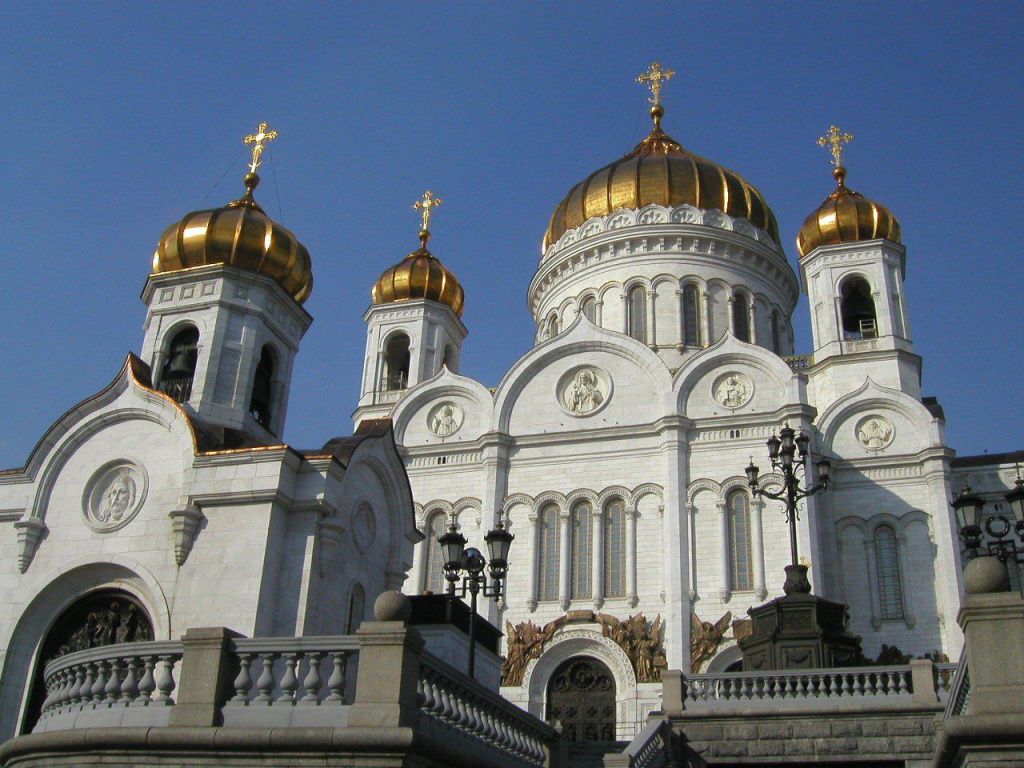 Храм Христа Спасителя. Москва, 2005 г. Фото: Андрей Гребенкин, «Глобус»