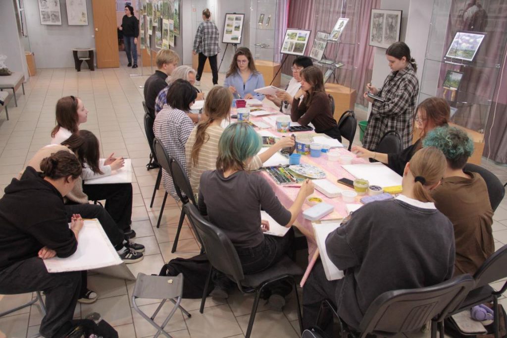 Первый мастер-класс прошел для участников проекта. Фото: Константин Бобылев, "Глобус"