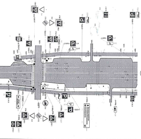 На улице Ленина уберт переход возле Выставочного зала музея. Иллюстрация из постановления администрации Серова