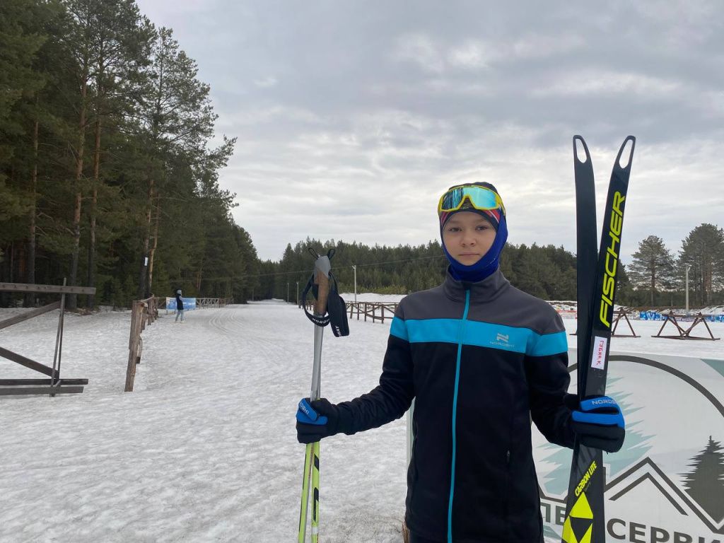 Кирилл занимается лыжным спортом 5 лет. Фото: Ирина Смирнова, "Глобус"