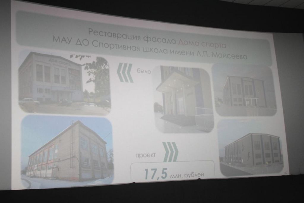 На ремонт фасада Спортшколы планируют потратить 17,5 миллиона рублей. Фото: Константин Бобылев, "Глобус" На ремонт фасада Спортшколы планируют потратить 17,5 миллиона рублей. Фото: Константин Бобылев, "Глобус"
