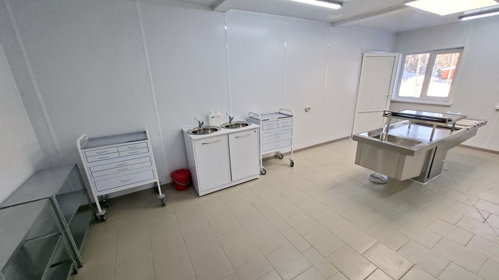 Один из залов морга. Фото предоставлено пресс-секретарем Серовской горбольницы Олегом Романовым