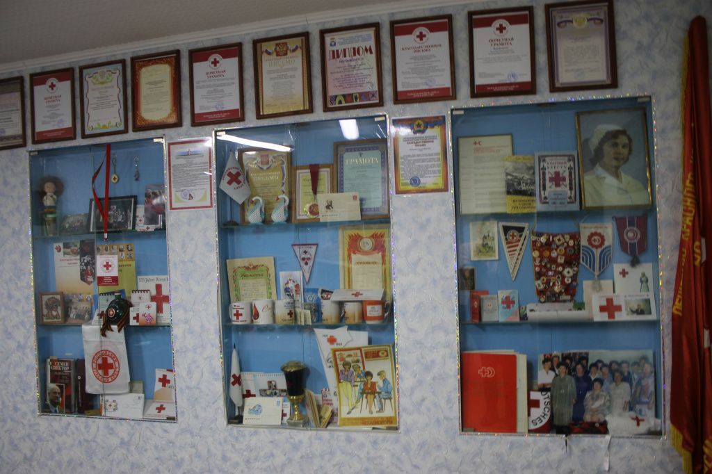 За многолетнею работу серовский Красный крест собрал большое количество наград федерального, областного и местного уровней. Фото: Мария Чекарова, "Глобус"