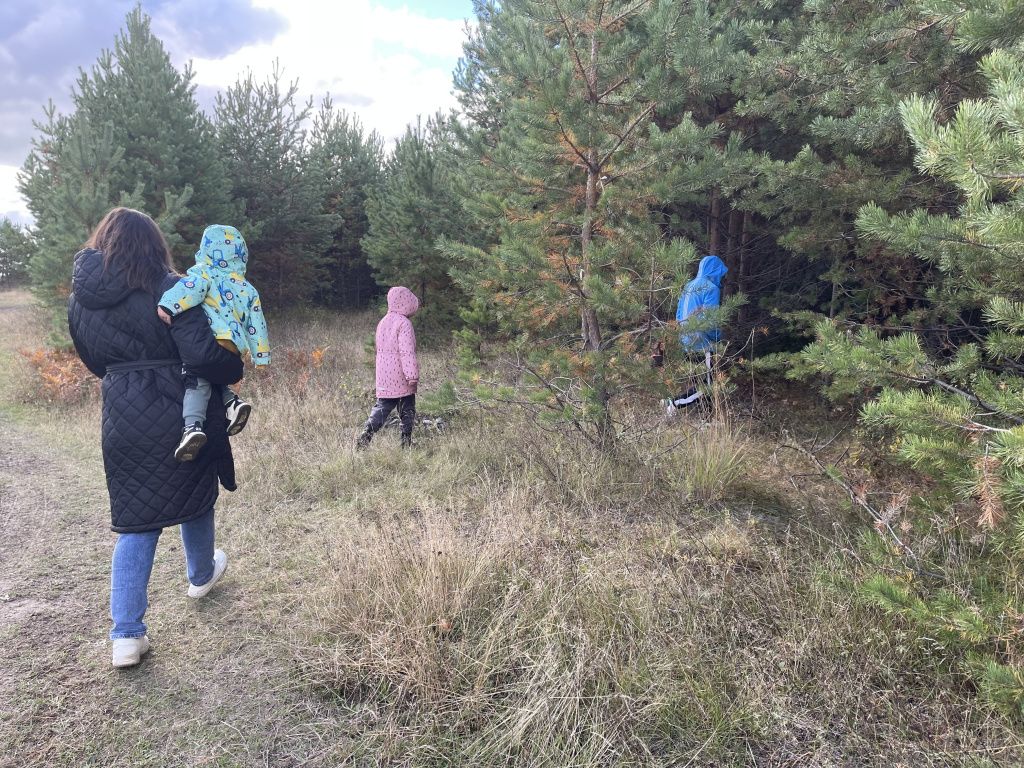 Путь к участку Архиповых лежит через лес. Фото: Анна Куприянова, "Глобус" Путь к участку Архиповых лежит через лес. Фото: Анна Куприянова, "Глобус"