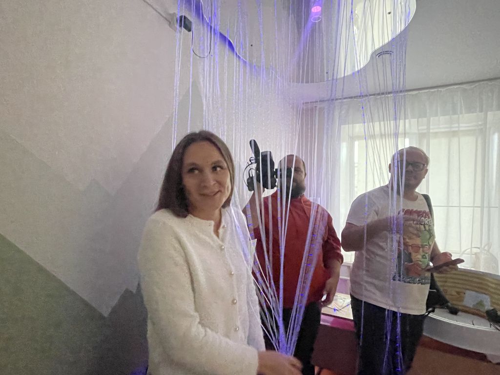 О новинках в комнате релакса рассказала Екатерина Голубева. Фото: Анна Куприянова, "Глобус"