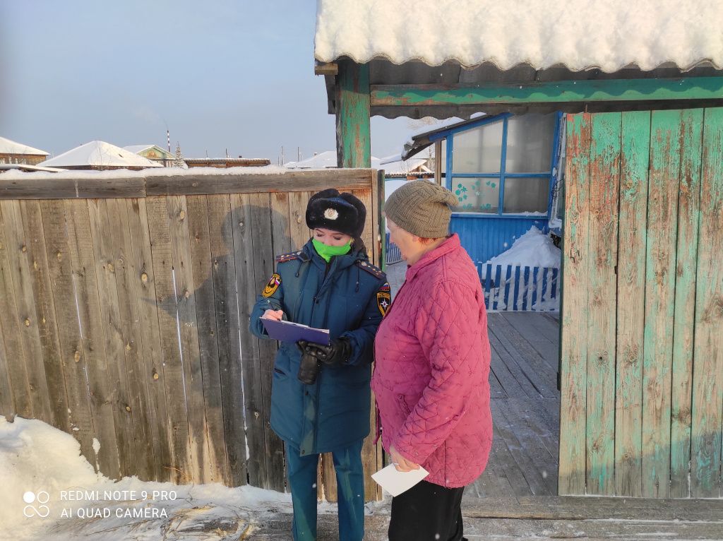 Жителям Красноглинного напомнили о правилах пожарной безопасности. Фото предоставлено ОНДиПР