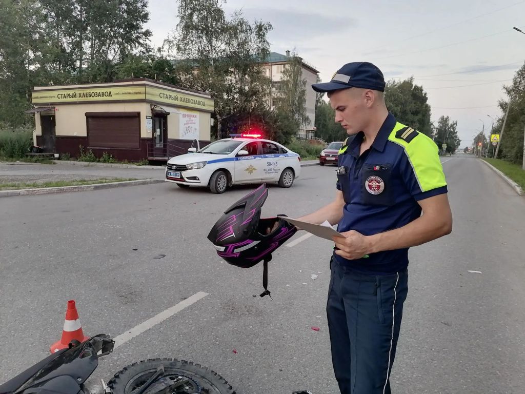 Мотоцикл подросток получил от матери в подарок. Фото: Госавтоинспекция Серова