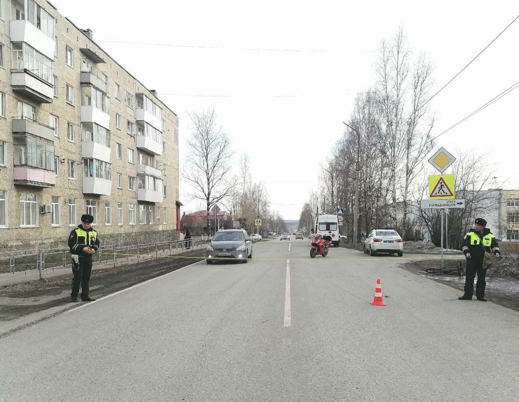 В результате ДТП ребенок получил незначительные травмы. Фото: Госавтоинспекция Серова
