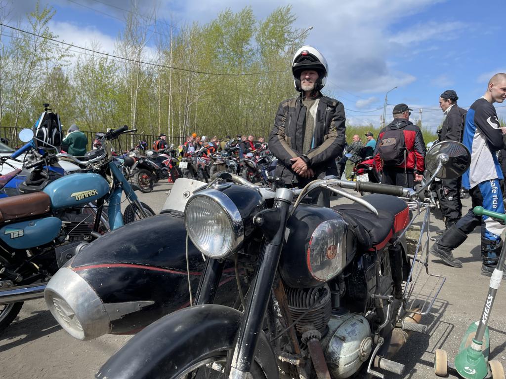 Венгерскй мотоцикл марки "Паннония" Владимир Кочетков нашел в Анапе. Фото: Анна Куприянова, "Глобус"