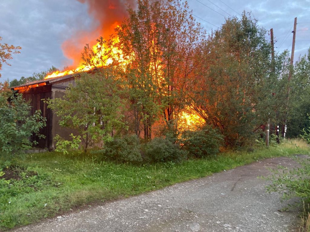 Пожар произошел в коллективном саду "Здоровье". Фото предоставлено 56 ПСЧ