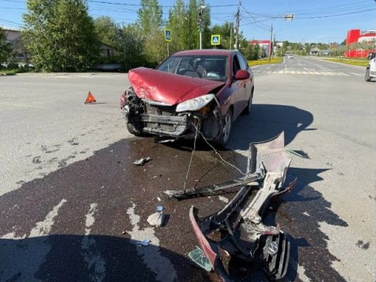 В ДТП пострадали только автомобили. Фото предоставила Госавтоинспекция Свердловской области